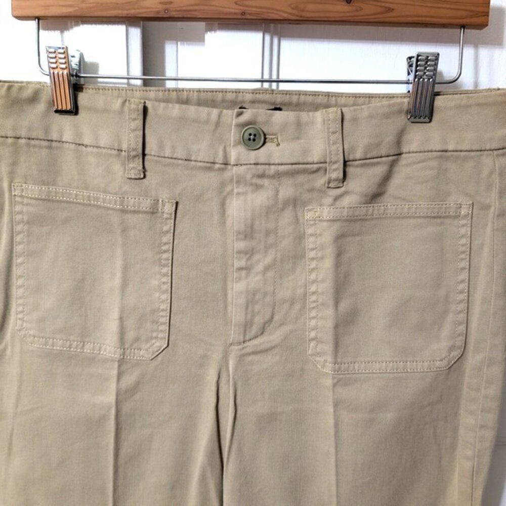 J. Crew Charley Kickout Cropped Pant In Chino Size 29P - Picture 3 of 6
